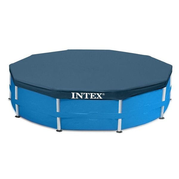 Prelata rotunda pentru piscina Intex 28030, D305xH25 cm, PVC, bleumarin