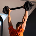Set de greutati multifunctionale transformabil in gantere, kettlebell, haltera, total 29 kg