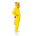 Pijama tip salopeta pentru copii, model Pikachu, marime 120-130 cm
