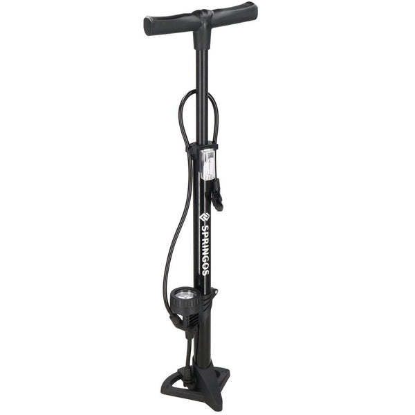 Pompa bicicleta cu manometru, accesorii umflare mingi si articole gonflabile, 160PSI, aluminiu, 60cm