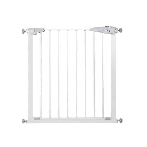 Poarta de siguranta Safety Gate pentru scari, ajustabila 83-92 cm, din otel, alba