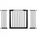 Poarta de siguranta Safety Gate pentru scari, ajustabila 131-138 cm, din otel, neagra