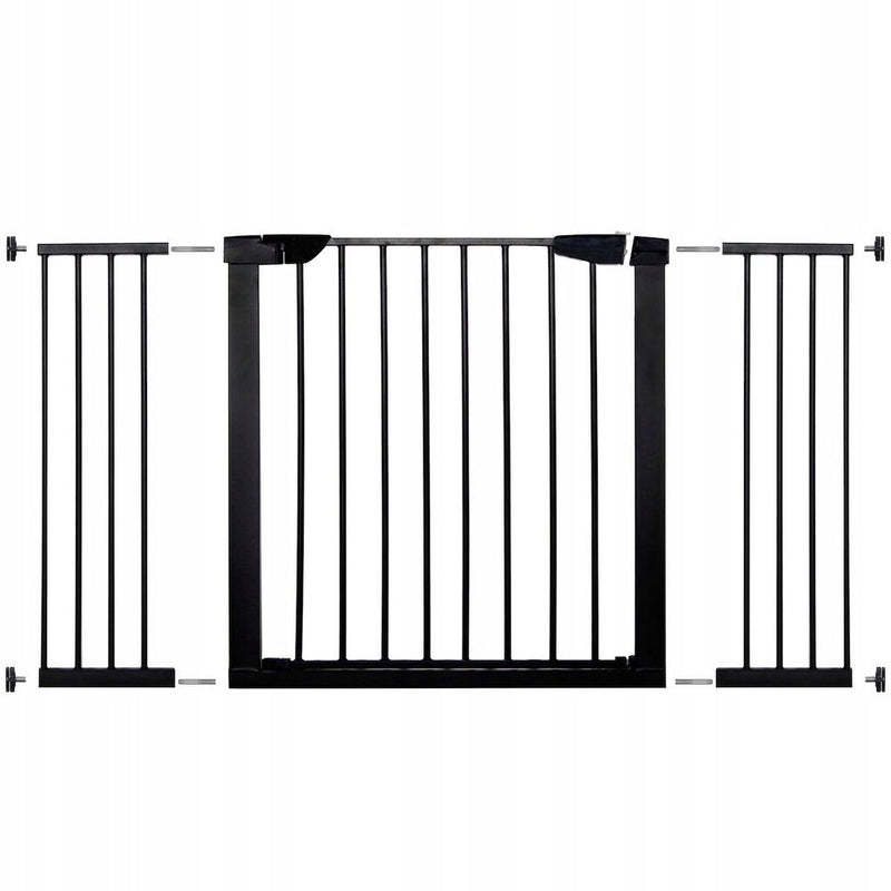 Poarta de siguranta Safety Gate pentru scari, ajustabila 131-138 cm, din otel, neagra