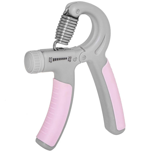 Flexor pentru exercitii antebrat, ajustabil, rezistenta 20-50kg, roz