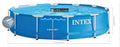 Piscina cadru metalic Intex, 366×76 cm, 6.500 litri, cu pompa de filtrare