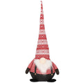 Figurina Craciun, Spiridus cu bluza in dungi, inaltime 80cm
