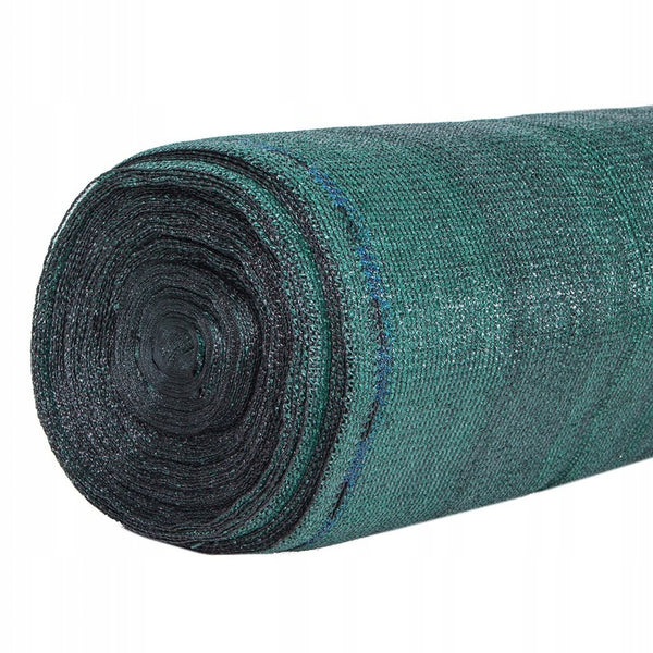 Plasa umbrire si intimitate pentru gard, 1.7m latime, 25m lungime, 140g densitate, verde