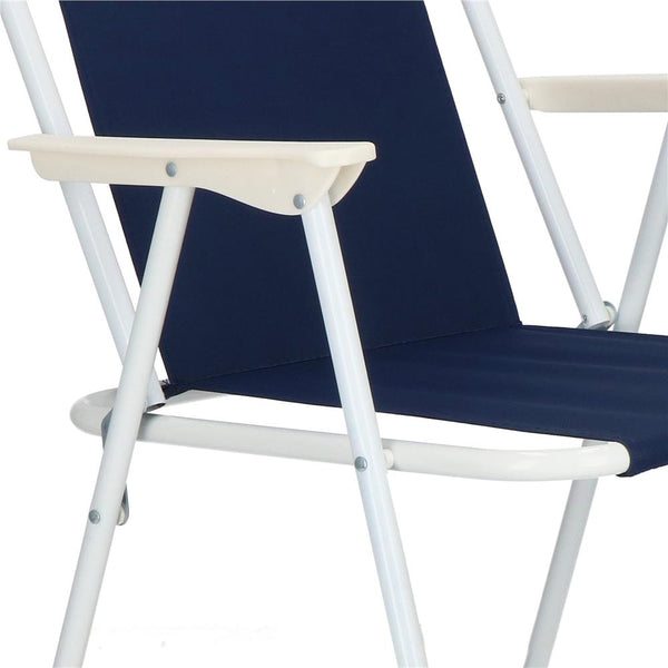Scaun de plaja Sersimo GC049, pliabil, 100kg, 52x74cm, bleumarin
