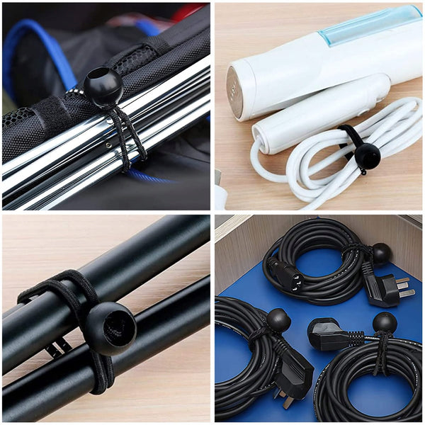 Set elastice cu bila pentru fixare prelate sau bannere, reutilizabile, 10 bucati