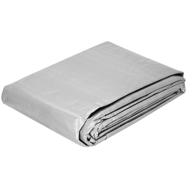 Prelata din polietilena impermeabila laminata, 210g/m2, 4x4m, gri
