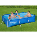 Piscina cadru metalic Bestway 56411 Steel Pro Frame, 300x201x66 cm, 3.300 litri, cu pompa de filtrare