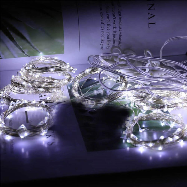 Ghirlanda luminoasa tip perdea 300 LED-uri, 3x3m, pentru interior, alimentare USB, alb rece