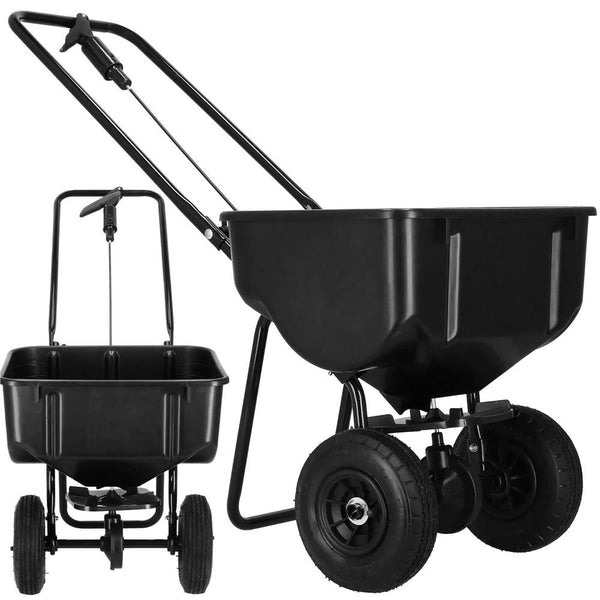 Semanatoare cu dispozitiv de imprastiere seminte, pentru gazon sau plante, capacitate umplere 25kg