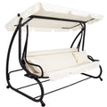 Balansoar leagan pat 4 persoane Sersimo Tenerife, cu plasa anti-insecte, sarcina 320kg