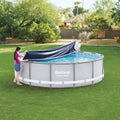 Prelata Bestway pentru piscina cu cadru metalic rotunda, 396cm