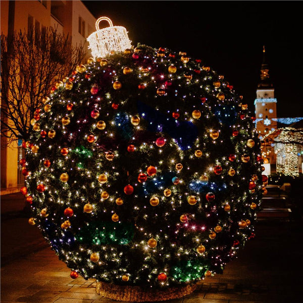 Instalatie lumini pentru bradul de Craciun, 31,5 metri, 500 LED-uri, multicolor