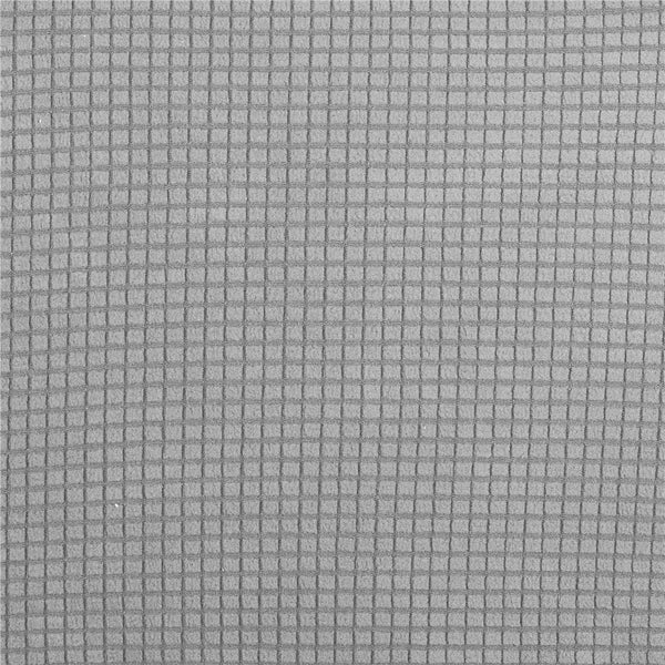 Set 4 huse universale pentru scaun, marime universala, poliester si spandex, 45 x 60 cm, gri cu carouri