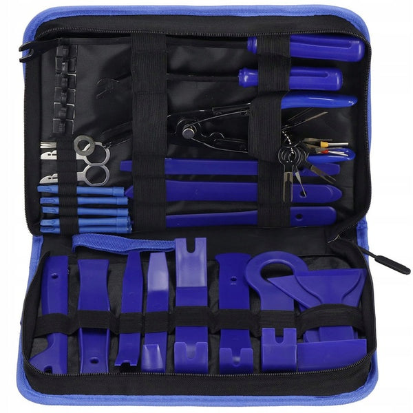 Kit pentru demontare ornamente si tapiterie auto, 46 piese