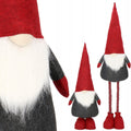 (DL) Figurina Craciun, Spiridus, picioare telescopice, inaltime extensibila 60-90cm