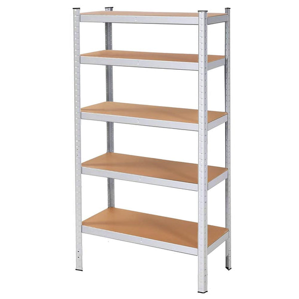 Raft cadru metalic modular pentru depozitare, 5 polite, 180x90x30cm, sarcina 875kg