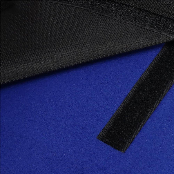 Patura pentru picnic sau plaja, cu folie izolatoare si maner, 135x150cm, albastru