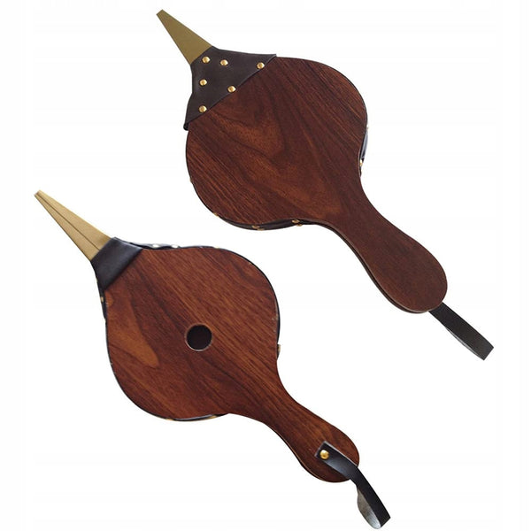 Burduf, suflanta de aer manuala, din lemn, pentru semineu sau gratar, 39x17cm