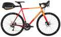 Geanta bicicleta cu prindere pe portbagaj tija sa 28x19x17 cm, 10L, poliester, borseta spate cu suport aluminiu, negru