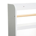 Biblioteca copii Atmosphera Classic, 4 rafturi, MDF si lemn de pin, 55x112 cm, alb