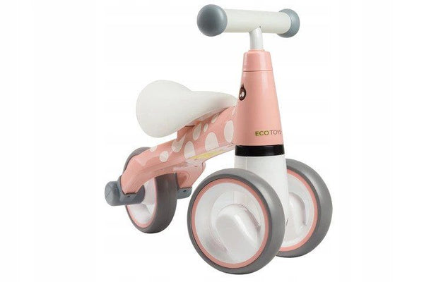 Mini bicicleta fara pedale, triciclu copii cu roti EVA, 50x22x39 cm, roz
