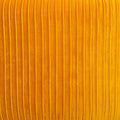 Taburet Atmosphera Solaro rotund cu baza aurie, 35x41 cm, galben mustar