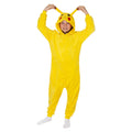 Pijama tip salopeta pentru copii, model Pikachu, marime 120-130 cm