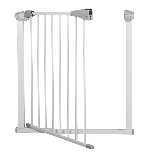 Poarta de siguranta Safety Gate pentru scari, ajustabila 90-99 cm, din otel, alba
