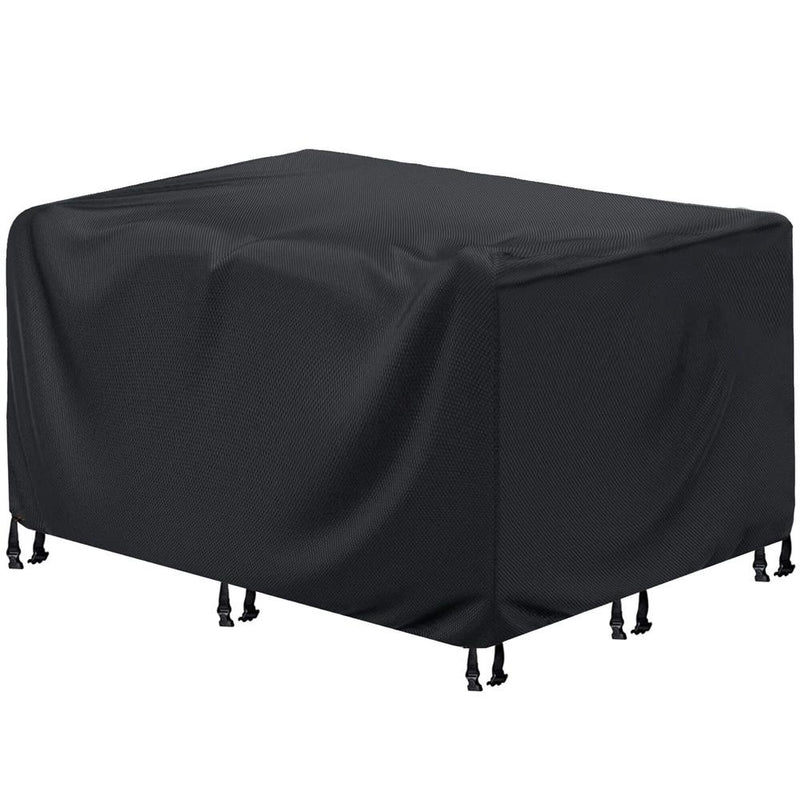 Husa mobilier gradina, impermeabila, cu protectie UV, 152x104x71cm, negru