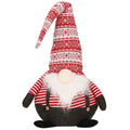 Figurina Craciun, Spiridus cu bluza in dungi, inaltime 80cm