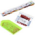 Set de broderie cu diamante 5D, 30x40cm, model Pom inflorit sub luna