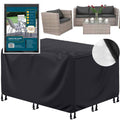 Husa mobilier gradina, impermeabila, cu protectie UV, 180x120x74cm, negru