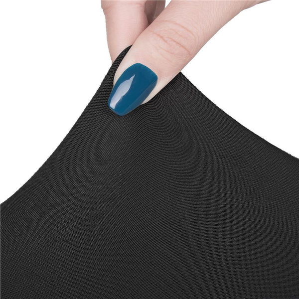 Husa universala pentru scaun, marime universala, poliester si spandex, 45 x 60 cm, negru