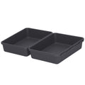 Organizator sertar bucatarie, 8 piese, negru