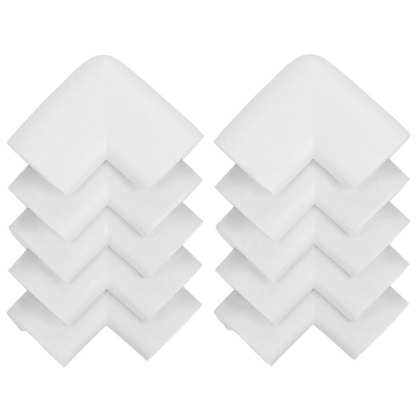 Set 10 protectii colturi pentru siguranta copii, 60x35mm, spuma EPE, gri