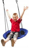Leagan tip cuib Sersimo G-Line, 100cm, inaltime reglabila, 150 kg, Albastru Negru