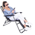 Sezlong pliabil SERSIMO GC13, Relax Zero Gravity, 80x60x153cm, Gri