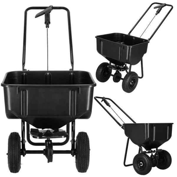 Semanatoare cu dispozitiv de imprastiere seminte, pentru gazon sau plante, capacitate umplere 25kg
