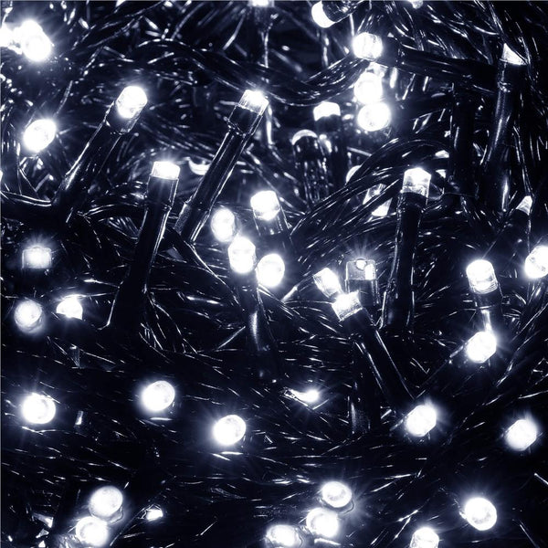 Instalatie lumini pentru bradul de Craciun, 25,5 metri, 400 LED-uri, alb