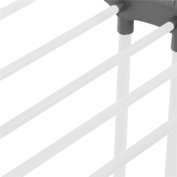 Uscator vertical pentru rufe, mobil si pliabil, cu doua umerase, 75x57x170cm, sarcina 20kg