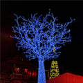 Instalatie luminoasa LED albastra pentru brad sau exterior, 500 LED-uri, 40 m, IP44, conectabila
