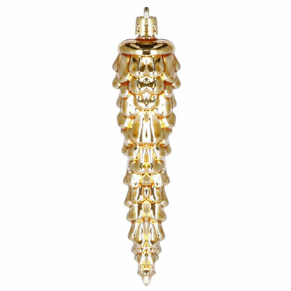 Set globuri si decoratiuni de Craciun, 72 piese, diverse dimensiuni, auriu