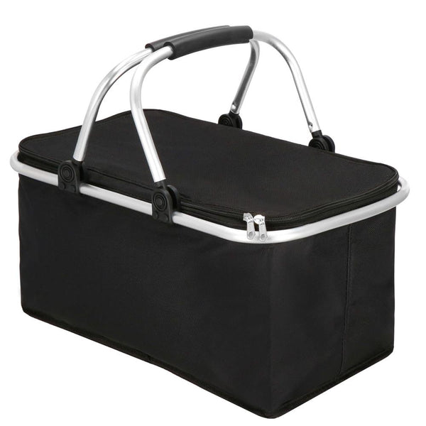 Geanta pentru picnic sau plaja, termoizolanta, 28 litri, negru