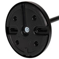 Suport hartie igienica 2 in 1 cu tija mobila, 68.5cm, negru