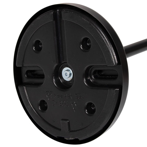 Suport hartie igienica 2 in 1 cu tija mobila, 68.5cm, negru