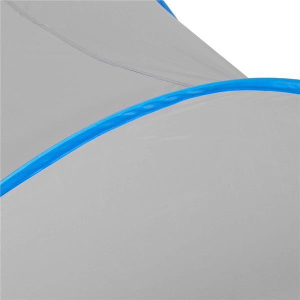 Cort plaja si picnic semi-deschis Sersimo, protectie UV, 200x120x110cm, gri